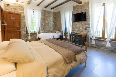 Letto o letti in una camera di La Casa sul Ponte
