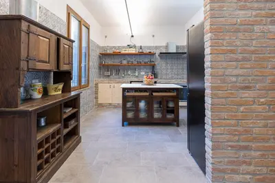 Cucina o angolo cottura di La Casa sul Ponte