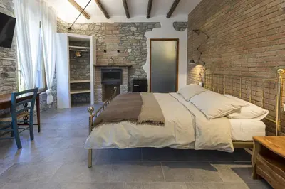 Letto o letti in una camera di La Casa sul Ponte