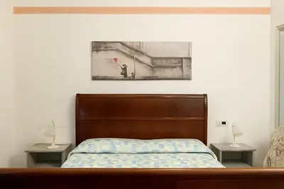 Letto o letti in una camera di La vista sul Castello
