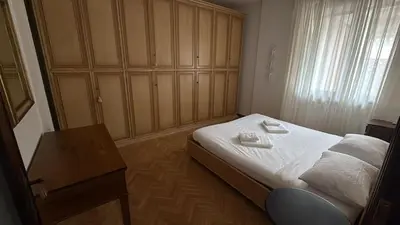 Letto o letti in una camera di Casa Angela