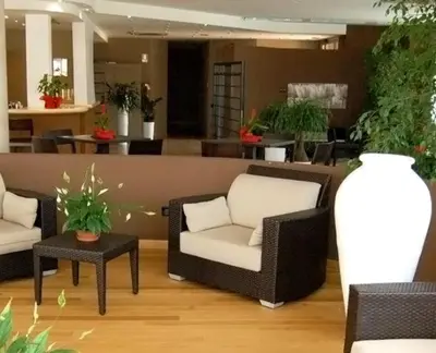 Area soggiorno di Cremona Palace Hotel