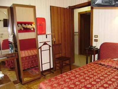 Letto o letti in una camera di Hotel Italia City Center