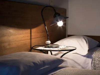 Letto o letti in una camera di Locanda Casa Motta