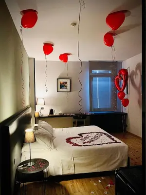 Letto o letti in una camera di Smart Hotel