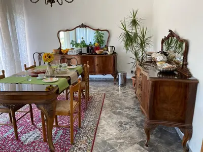 Area soggiorno di B&B Del viaggiatore