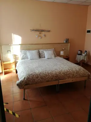 Letto o letti in una camera di Agriturismo Boschi