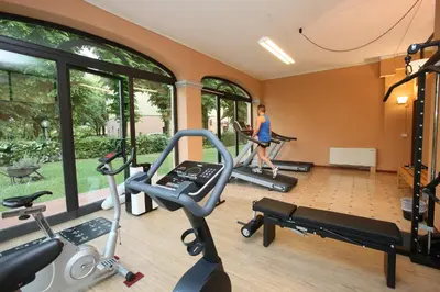 Palestra o centro fitness di Hotel Le Ville