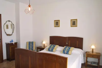 Letto o letti in una camera di Forni Rosaia