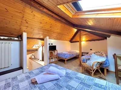 Letto o letti in una camera di Agriturismo 