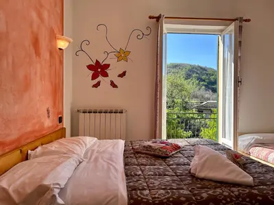 Letto o letti in una camera di Agriturismo 