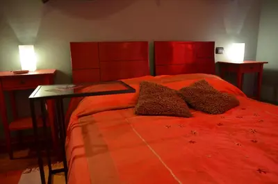 Letto o letti in una camera di La Casetta