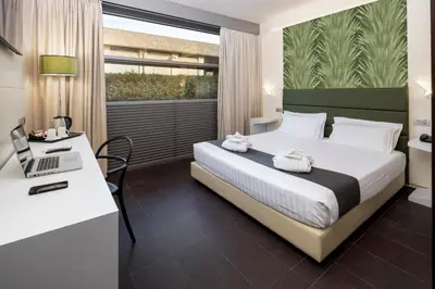 Letto o letti in una camera di Best Western Hotel Green City
