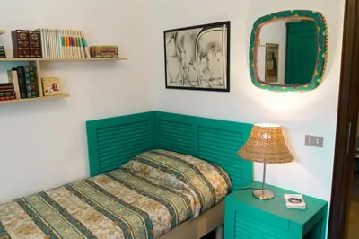Letto o letti in una camera di Il Giardino