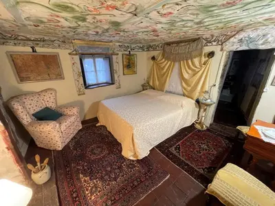 Letto o letti in una camera di Al Museo