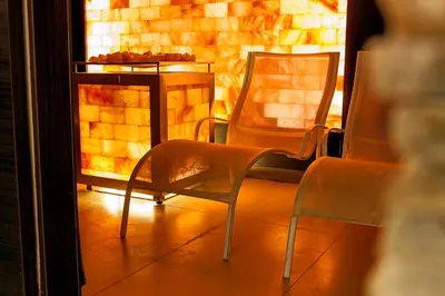 Area soggiorno di Europa Hotel Design Spa 1877
