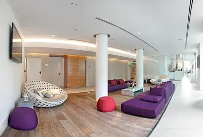Area soggiorno di Europa Hotel Design Spa 1877