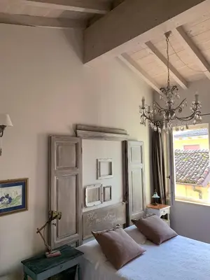 Letto o letti in una camera di Appartamento73