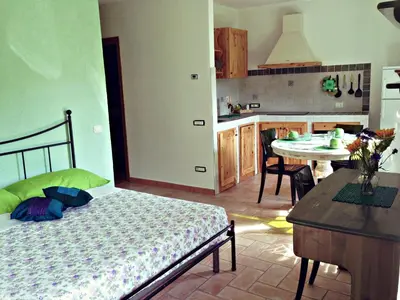 Cucina o angolo cottura di Mini Appartamenti Nonna Nella