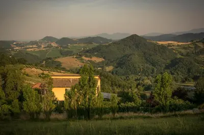 Paesaggio naturale nelle vicinanze del bed & breakfast