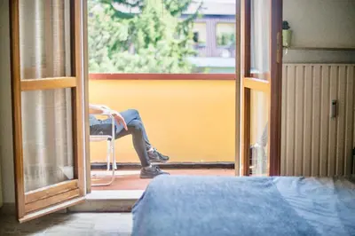 Letto o letti in una camera di Il Contrabbasso