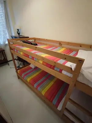 Letto o letti in una camera di Casa Cristina