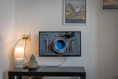TV o dispositivi per l'intrattenimento presso Cosy Apartment by PortofinoVip