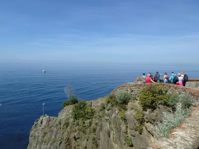 Paesaggio naturale nelle vicinanze del campeggio