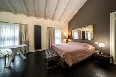 Letto o letti in una camera di Palazzo Gozzi Bed & Beauty
