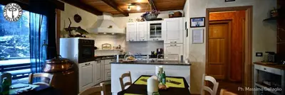 Cucina o angolo cottura di Trout Lodge