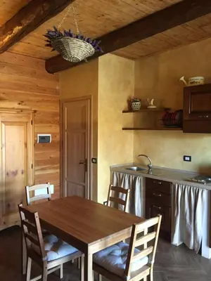 Cucina o angolo cottura di Trout Lodge