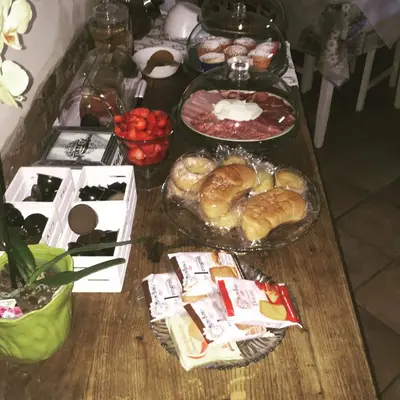 Cibo presso il bed & breakfast o nelle vicinanze
