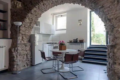 Cucina o angolo cottura di Casa degli Archi