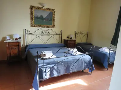 Letto o letti in una camera di Agriturismo Rivieraoglio