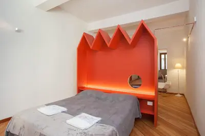 Letto o letti in una camera di Casa Iolanda