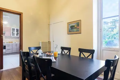 Area soggiorno di Carlotta Flexyrent Apartment