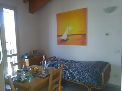 Area soggiorno di Up b&b