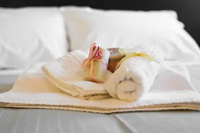 Letto o letti in una camera di Hotel Padus Meublè Parma