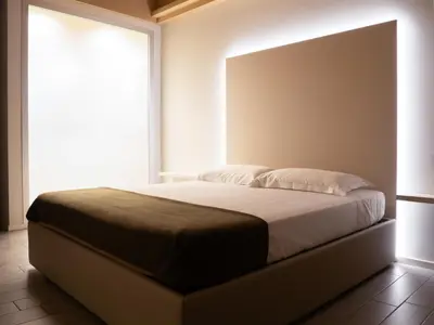 Letto o letti in una camera di Rimmel Motel
