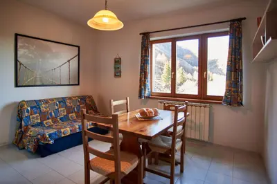 Area soggiorno di B&B La Bredia