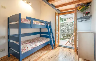 Letto o letti in una camera di Casa Il Porto