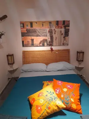 Letto o letti in una camera di Corner of Paradise near Cinque Terre