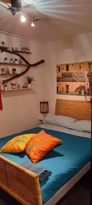 Letto o letti in una camera di Corner of Paradise near Cinque Terre