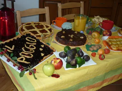 Cibo presso il bed & breakfast o nelle vicinanze