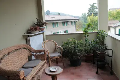 Balcone o terrazza di Le Ruote