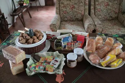 Cibo presso il bed & breakfast o nelle vicinanze