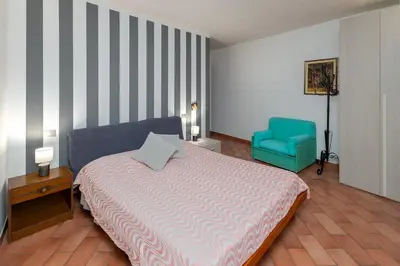 Letto o letti in una camera di Le Ruote