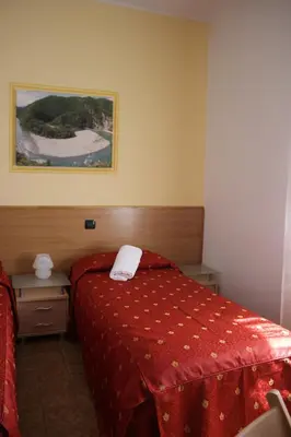 Letto o letti in una camera di Albergo Filietto
