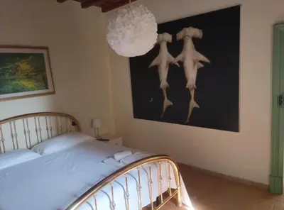 Letto o letti in una camera di B&B Sant'Antonio