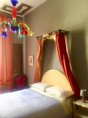 Letto o letti in una camera di B&B Palazzo Malaspina